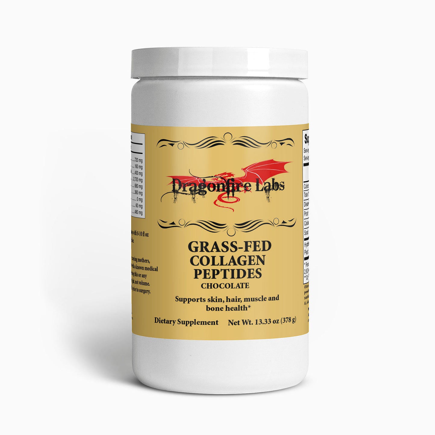 Grass-Fed Collagen Peptides Powder (Chocolate)