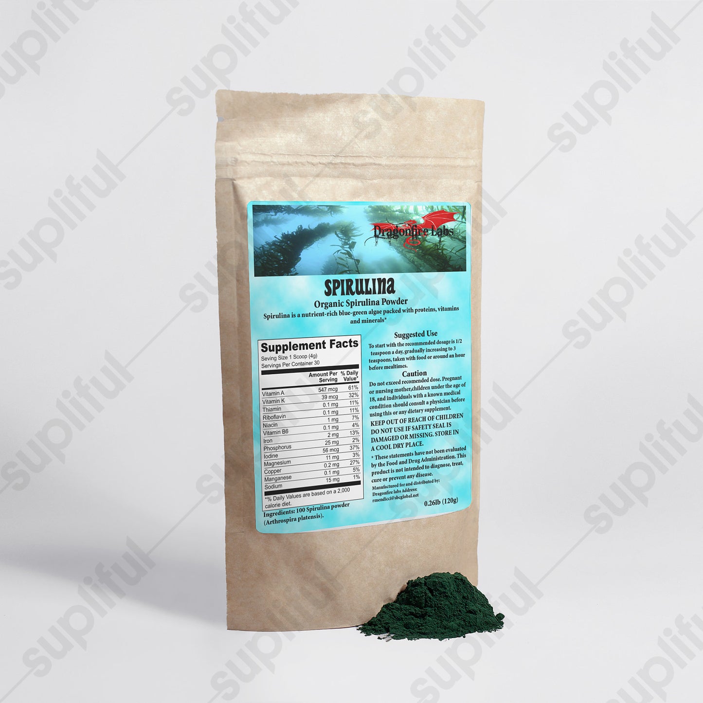 Organic Spirulina Powder